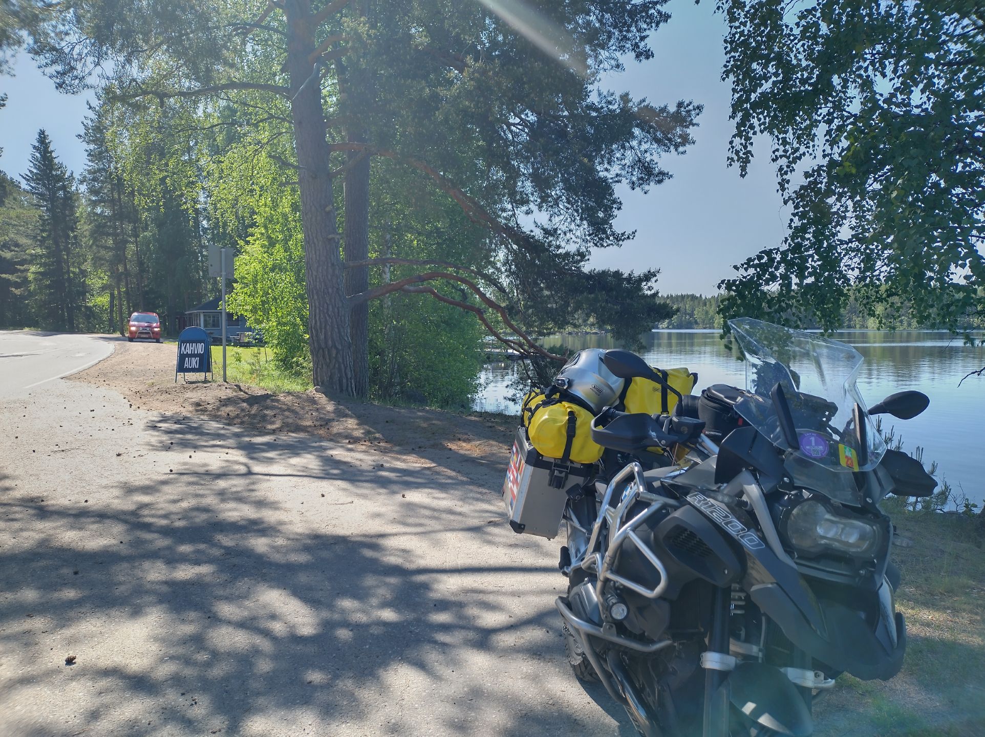 Near the lake Near the lake