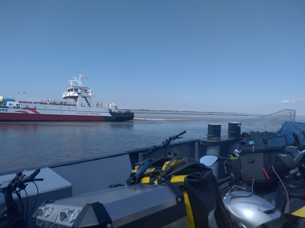 ferry across the Elbe River