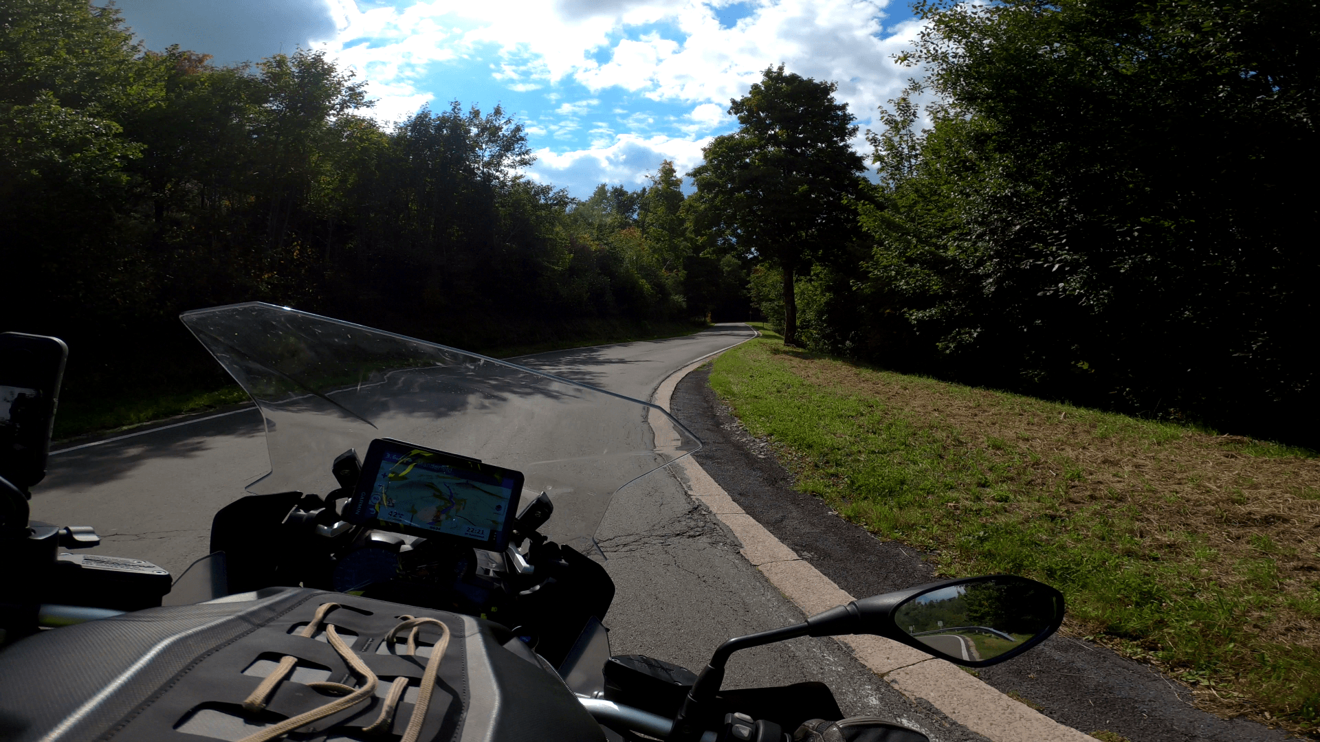 Start of the route Belgian Ardennes
